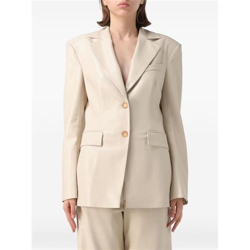 Nanushka blazer monopetto - toni neutri