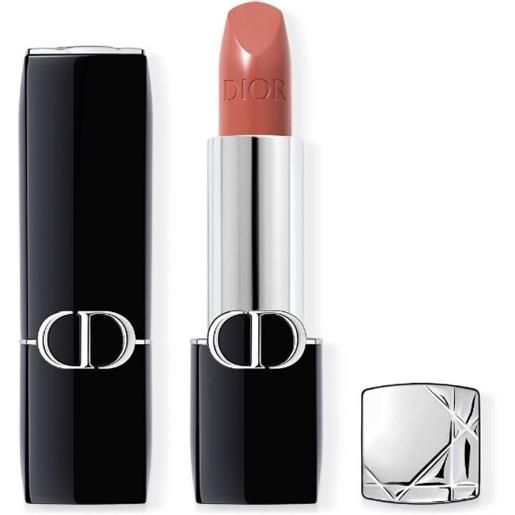 Dior rouge dior satin rossetto - comfort e lunga tenuta - trattamento floreale idratante -