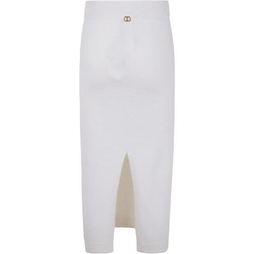 TWINSET gonna a coste - bianco