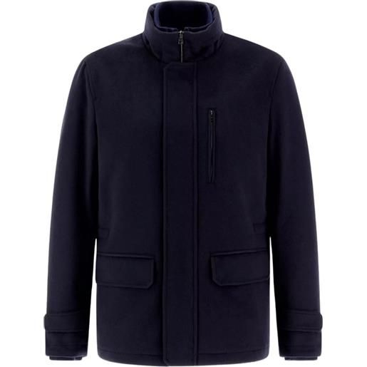 Herno bomber con zip - nero