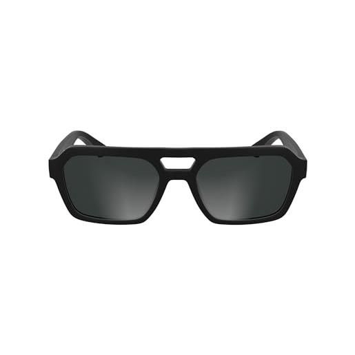 Calvin klein jeans men's sunglasses ckj25603s - matte black with solid grey lens