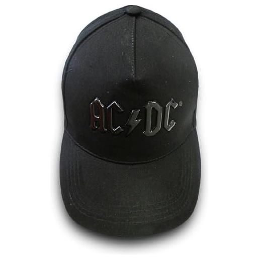 Fashion UK cappello ac/dc logo ufficiale ac dc nero acdc unisex adulto ragazzo
