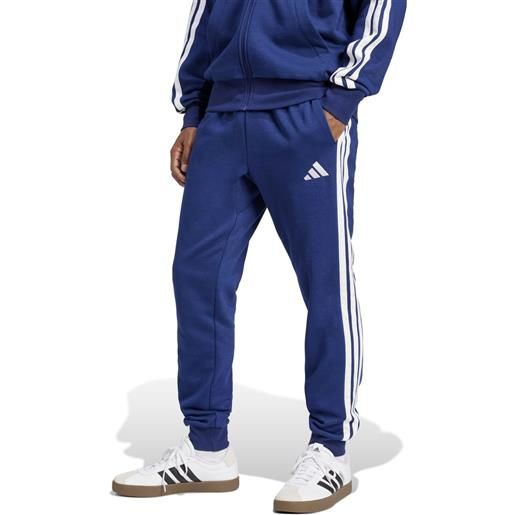 adidas pantaloni tuta pants uomo adidas essentials 3-stripes fleece blu navy