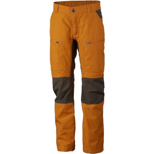 Lundhags lockne ii jr pant, pantaloni da trekking, bambini, oro/verde