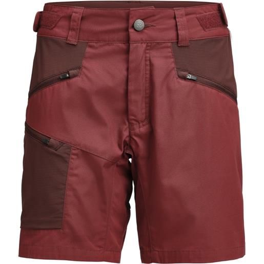 Lundhags makke lt shorts, pantaloncini da trekking, donna, rosso