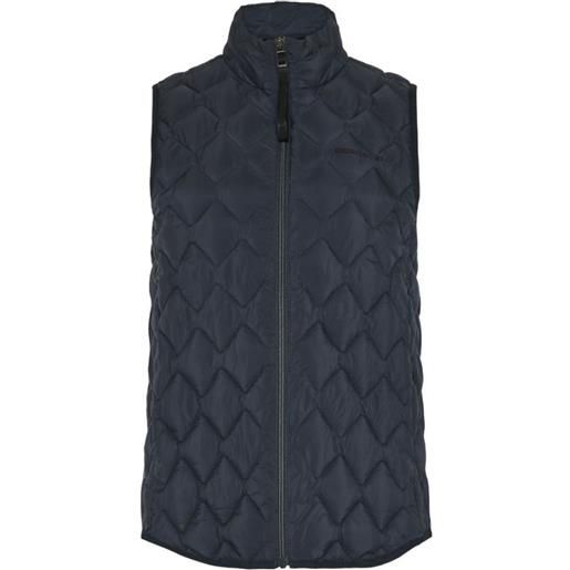 Didriksons evy, gilet imbottito, donna, blu navy