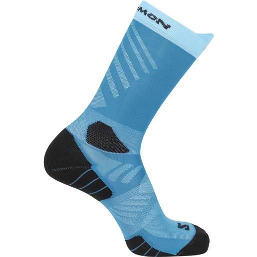 Salomon aero crew, calze da corsa, blu