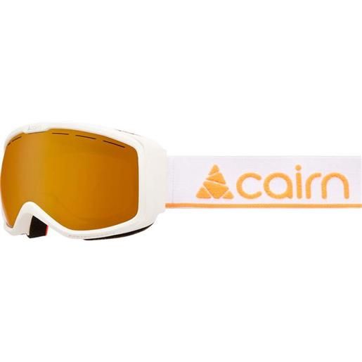Cairn funk otg photochromic, occhiali da sci, junior, bianco opaco/arancio