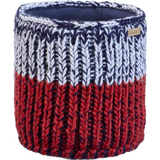 Cairn justin, scaldacollo, junior, rosso/blu melange