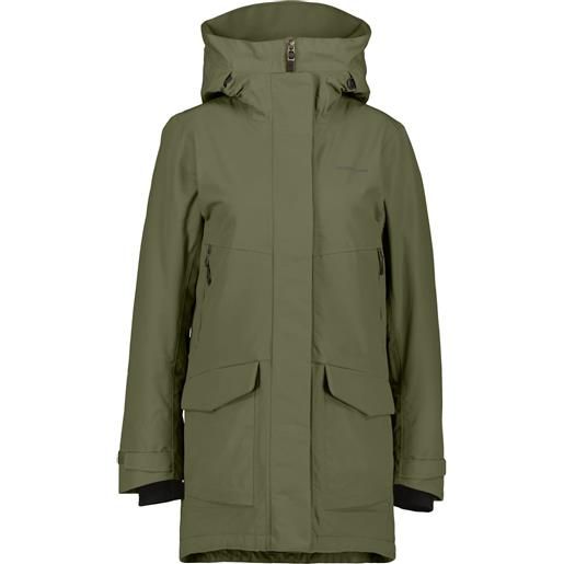Didriksons frida, parka, donna, verde scuro