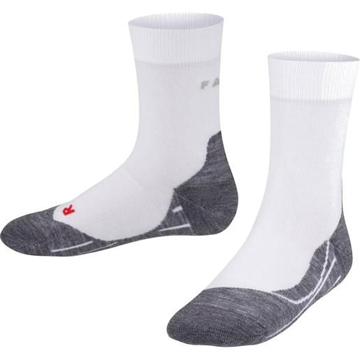Falke ru4, calze da running, junior, bianco