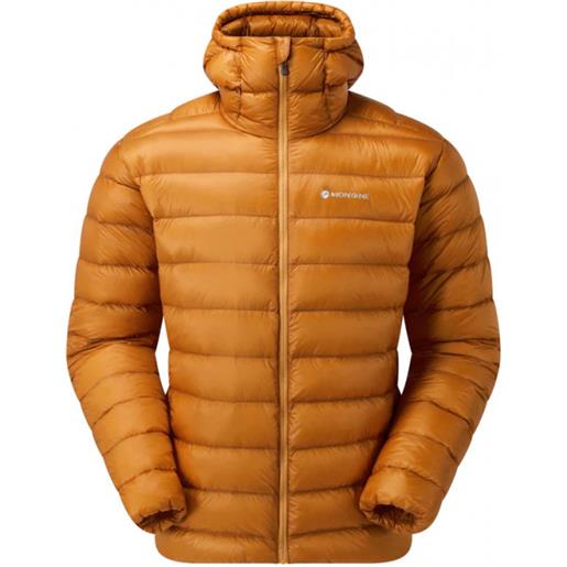 Montane alpine 850 lite hoodie, giacca in piuma, uomo, arancione