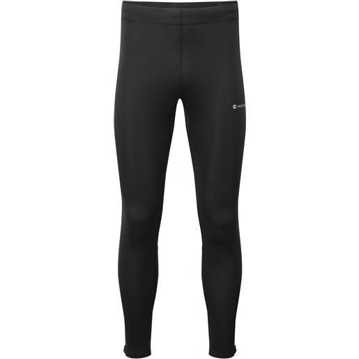 Montane slipstream trail tights reg leg, pantaloni, uomo, nero
