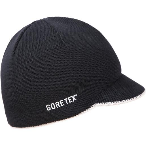 Kama berretto in maglia Kama con gore-tex, con tesa, nero