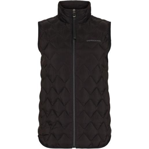 Didriksons evy, gilet imbottito, donna, nera