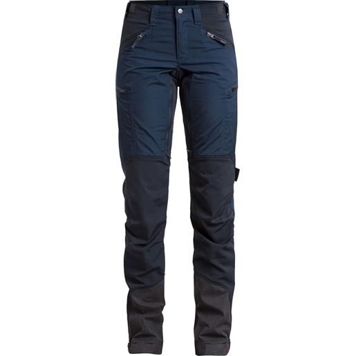 Lundhags makke pantaloni lunghi, pantaloni da trekking, donna, blu