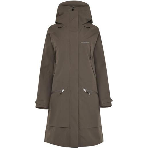 Didriksons ilma, cappotto impermeabile, donna, marrone
