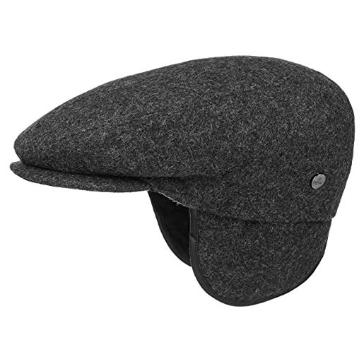 LIERYS teflon coppola unisex berretto con visiera lana foderato made in italy autunno/inverno