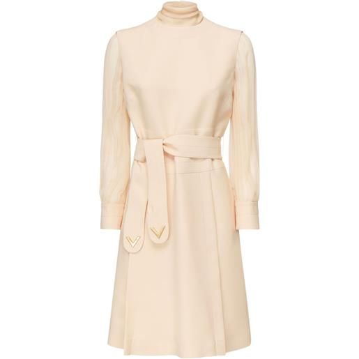 Valentino Garavani abito crepe couture - toni neutri