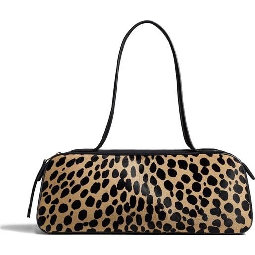 KHAITE borsa a spalla simona con stampa - marrone