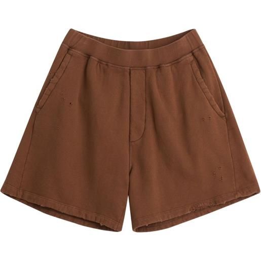 DSQUARED2 shorts con logo - marrone