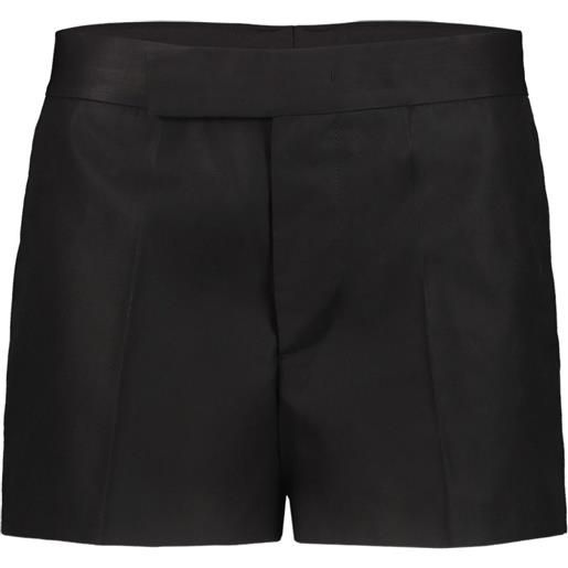 SAPIO shorts in twill di cotone - nero
