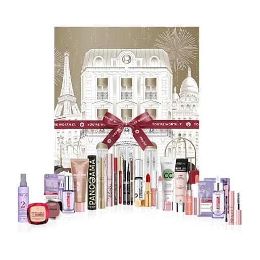 L'Oreal Paris calendario dell'avvento l'oréal paris 2025 con 24 prodotti di bellezza