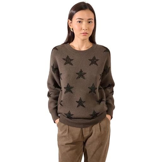 Molly Bracken maglia donna girocollo lurex molly bracken la855bdn