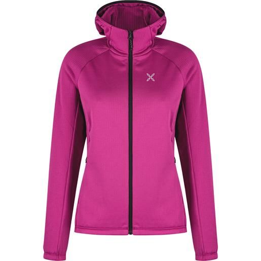 MONTURA fadis grid hooded maglia woman outdoor donna