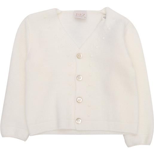 Paz Rodriguez knit newborn cardigan esencial