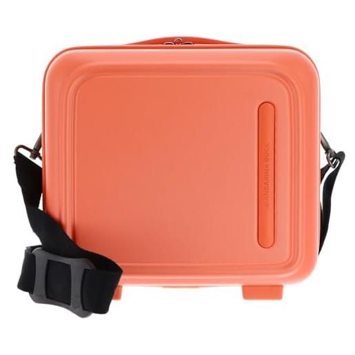 LOGODUCK Beauty Case Rigido In Policarbonato - Tracolla Regolabile E Sleeve Per Valigia, Colore Pomodoro - 5