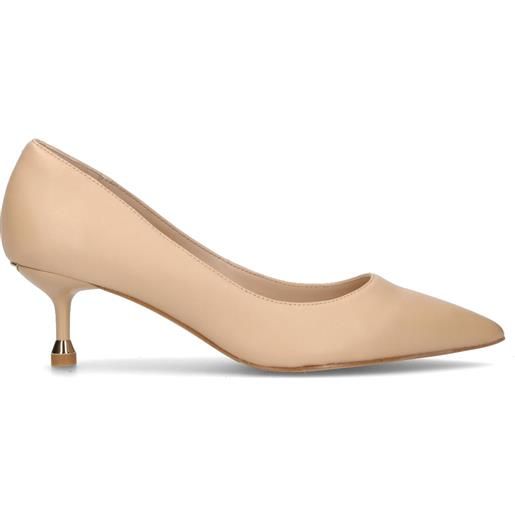 LIU JO décolleté donna nude in pelle