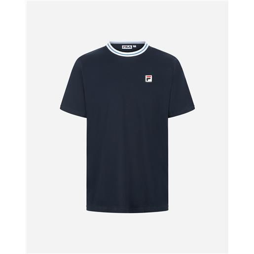 Fila athletic dynamism m - t-shirt - uomo - blu navy