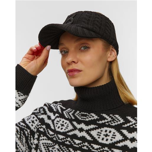 BOGNER fascia in lana con cashmere con visiera bogner tessa1 nera