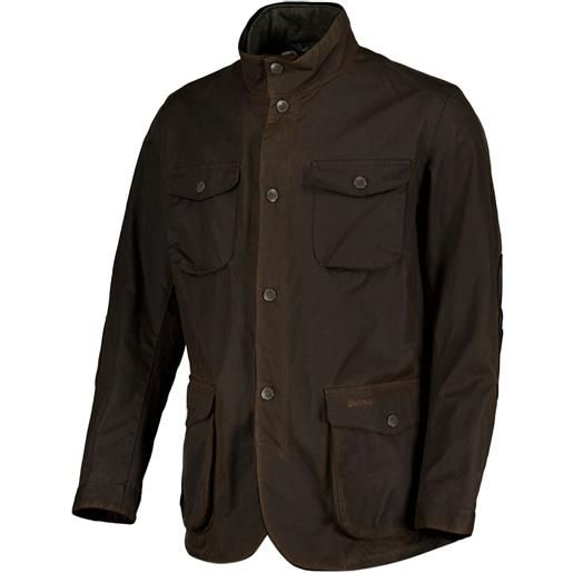 BARBOUR giacca con davantino fodera lana e toppa ogston