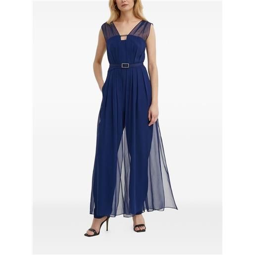 LUISA SPAGNOLI tuta intera con decorazione - blu