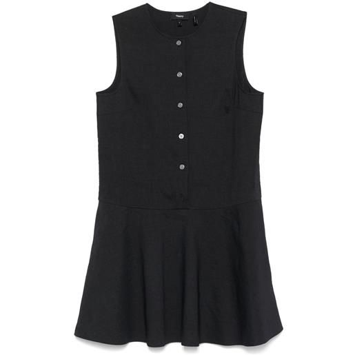 Theory abito corto smanicato - blu