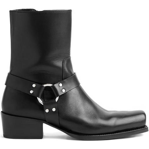 DSQUARED2 stivali con imbracatura - nero