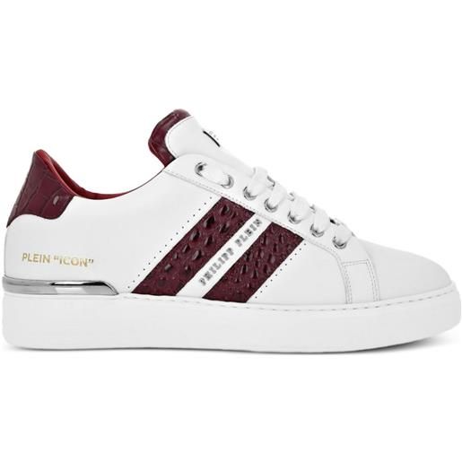 Philipp Plein sneakers in pelle - bianco