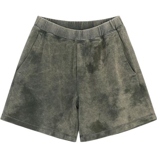 DSQUARED2 shorts con vita elasticizzata - verde