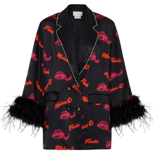 Camilla giacca doppiopetto loveland - nero