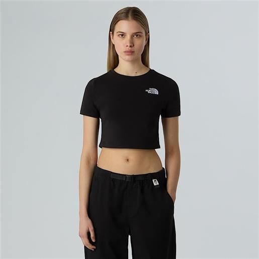 The North Face t-shirt The North Face slim cropped donna