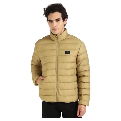 Calvin Klein uomo piumino down jacket leggero, verde (gothic olive), s