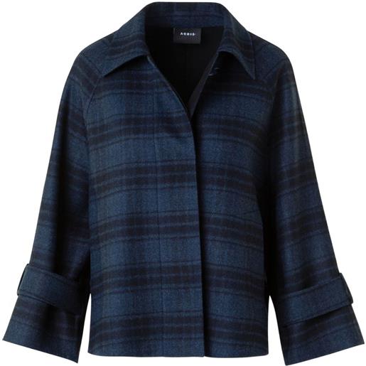 Akris giacca tartan - blu