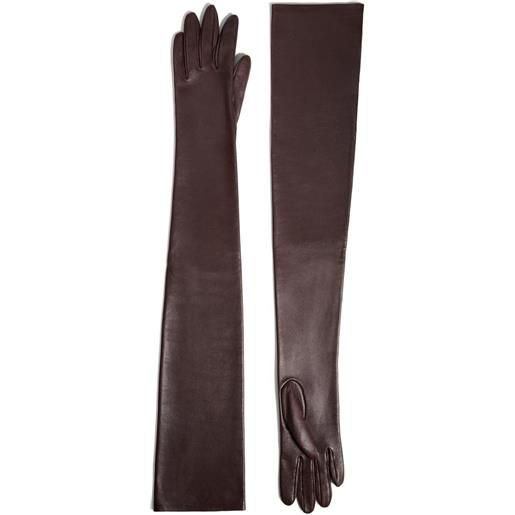 KHAITE guanti lunghi - marrone