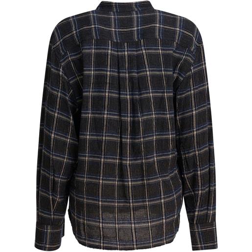 ISABEL MARANT blusa a quadri - nero