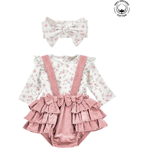 Monnalisa pagliaccetto stampa orsetti fiocchi