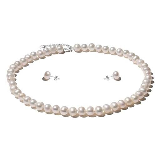 Collana In Argento 925 Per Donna | Catena Stile Belcher 46 Cm | Gioiello Elegante E Senza Tempo