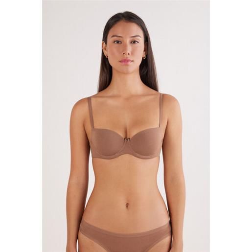 Intimissimi reggiseno a balconcino sofia in cotone ultralight cotton naturale