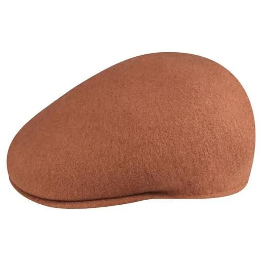 Kangol flatcap wool 504 mogano, marrone, m